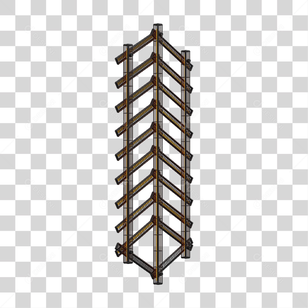 Kit Painel de Metal PNG Transparente