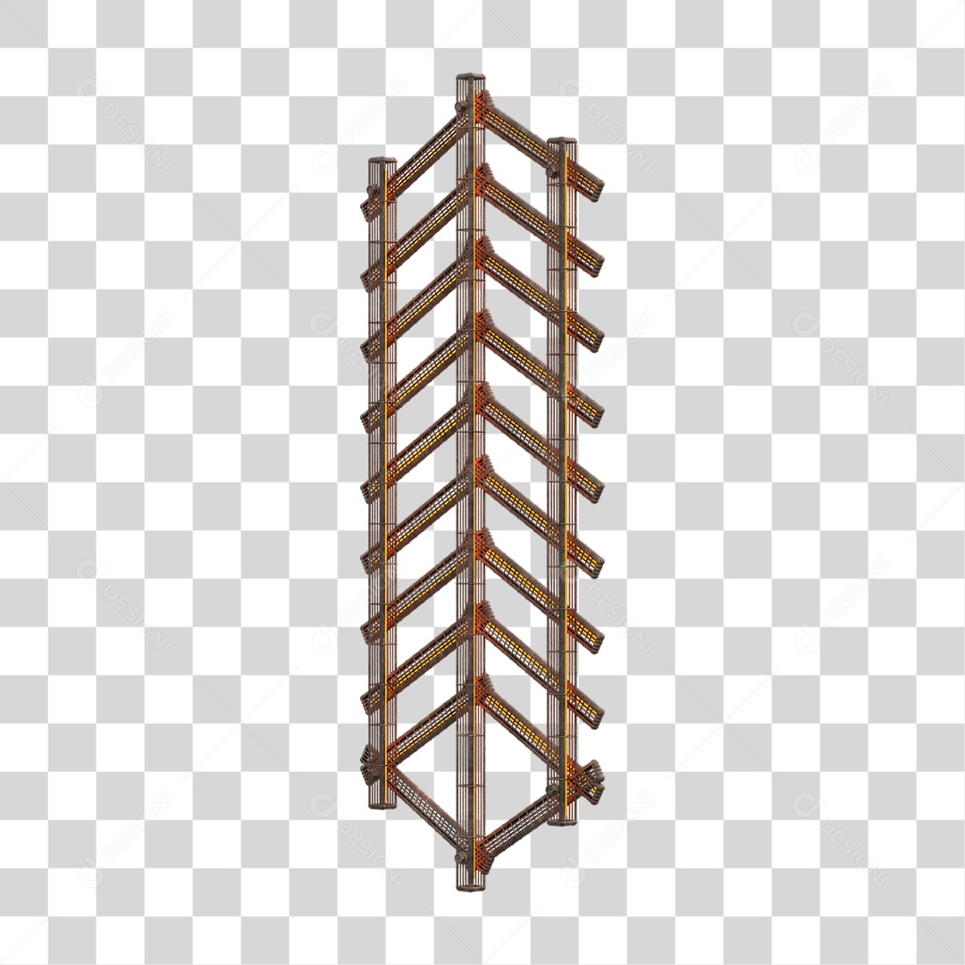 Kit Painel de Metal PNG Transparente