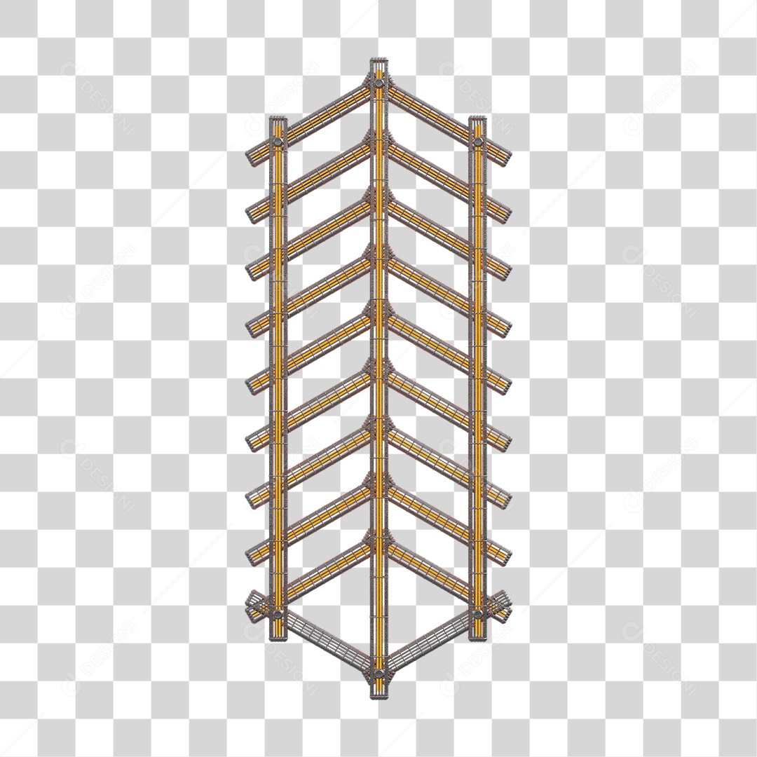 Kit Painel de Metal PNG Transparente