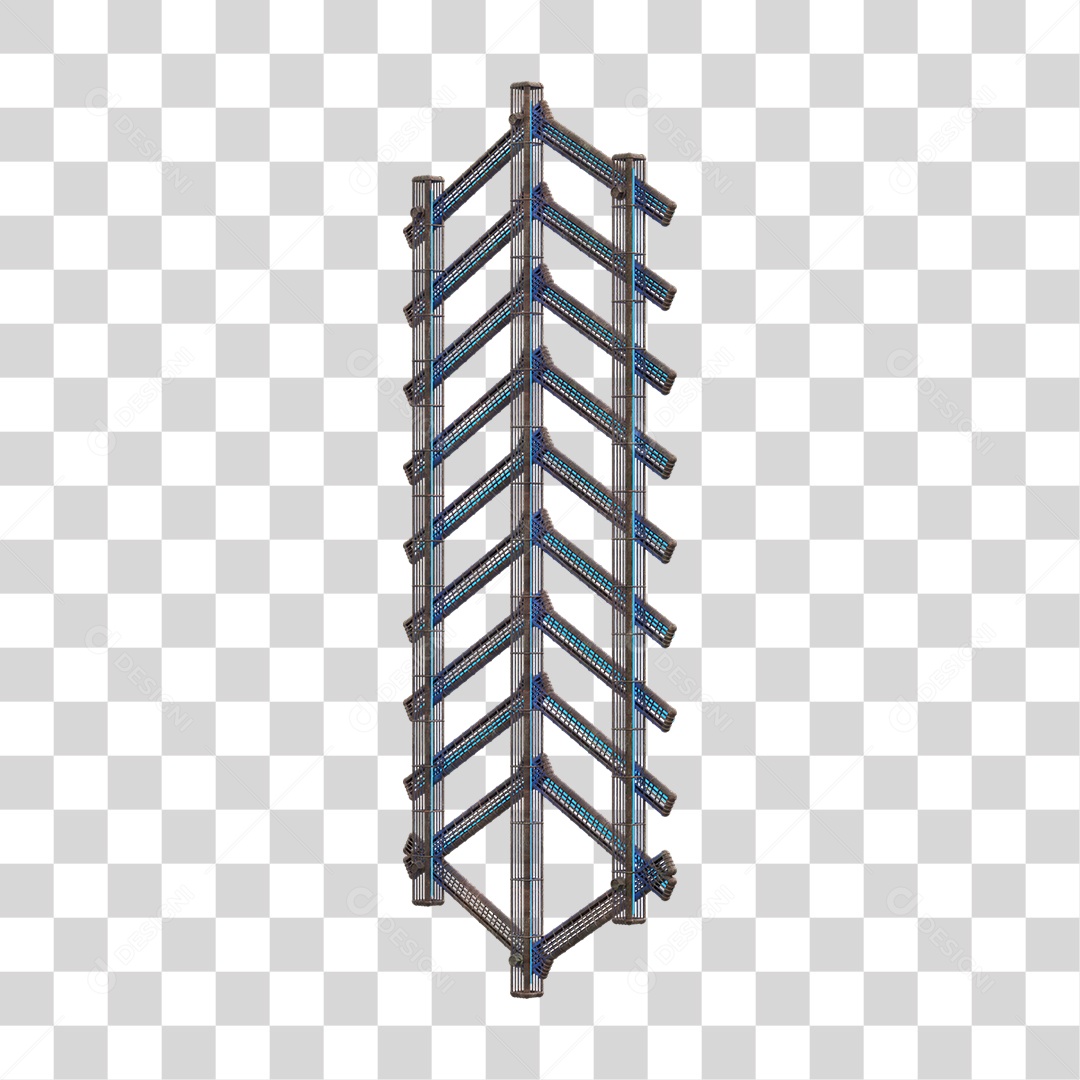 Kit Painel de Metal PNG Transparente