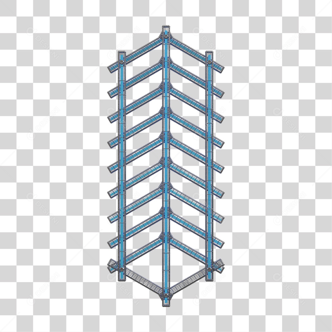 Kit Painel de Metal PNG Transparente