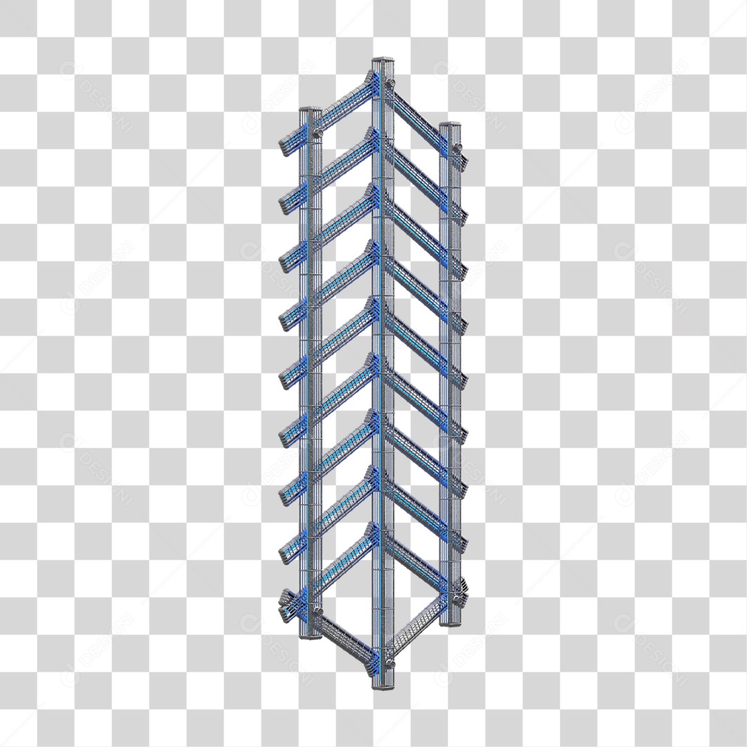 Kit Painel de Metal PNG Transparente