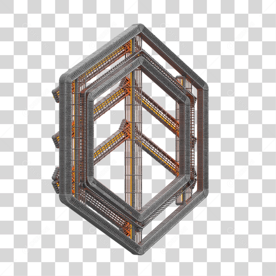 Kit Painel de Metal PNG Transparente