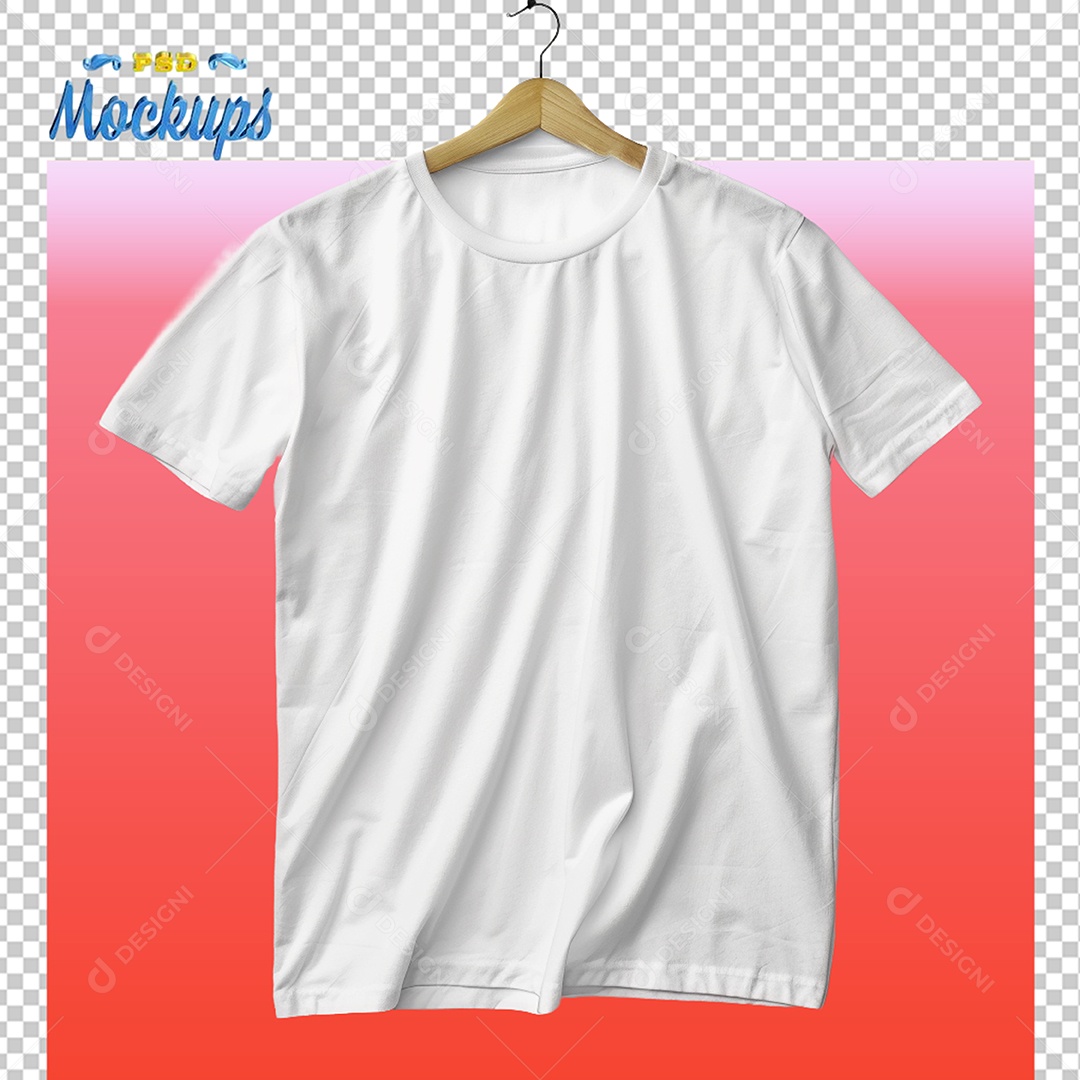 Mockup de Camiseta Masculina PSD Editável
