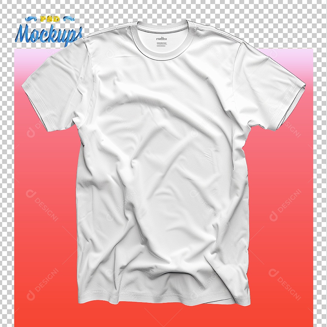Mockup de Camiseta Masculina PSD Editável