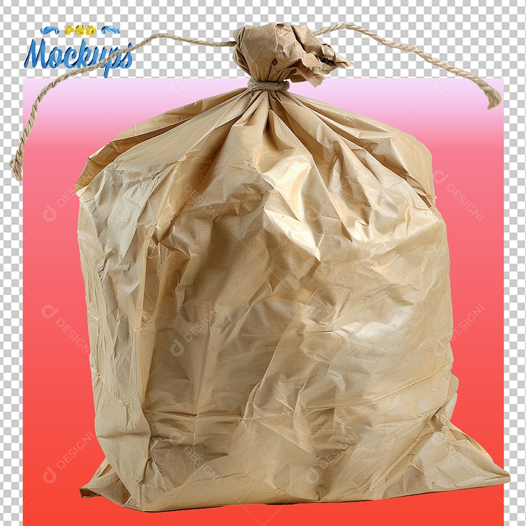 Mockup de Saco PSD Editável