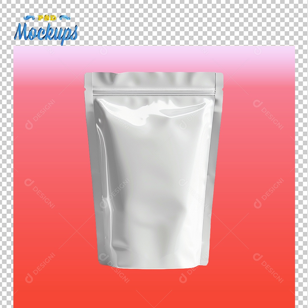 Embalagem Pacote Mockup PSD Editável