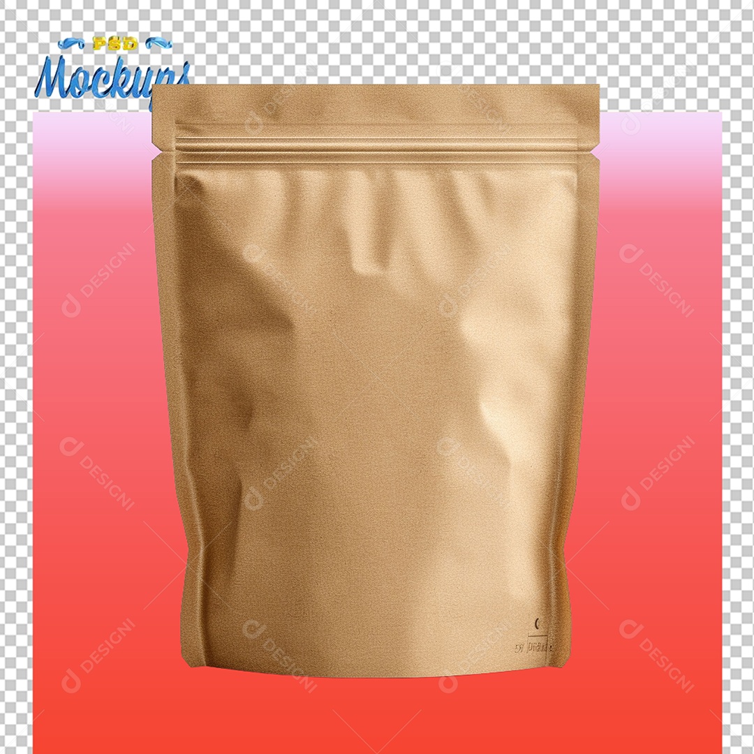 Embalagem Pacote Mockup PSD Editável
