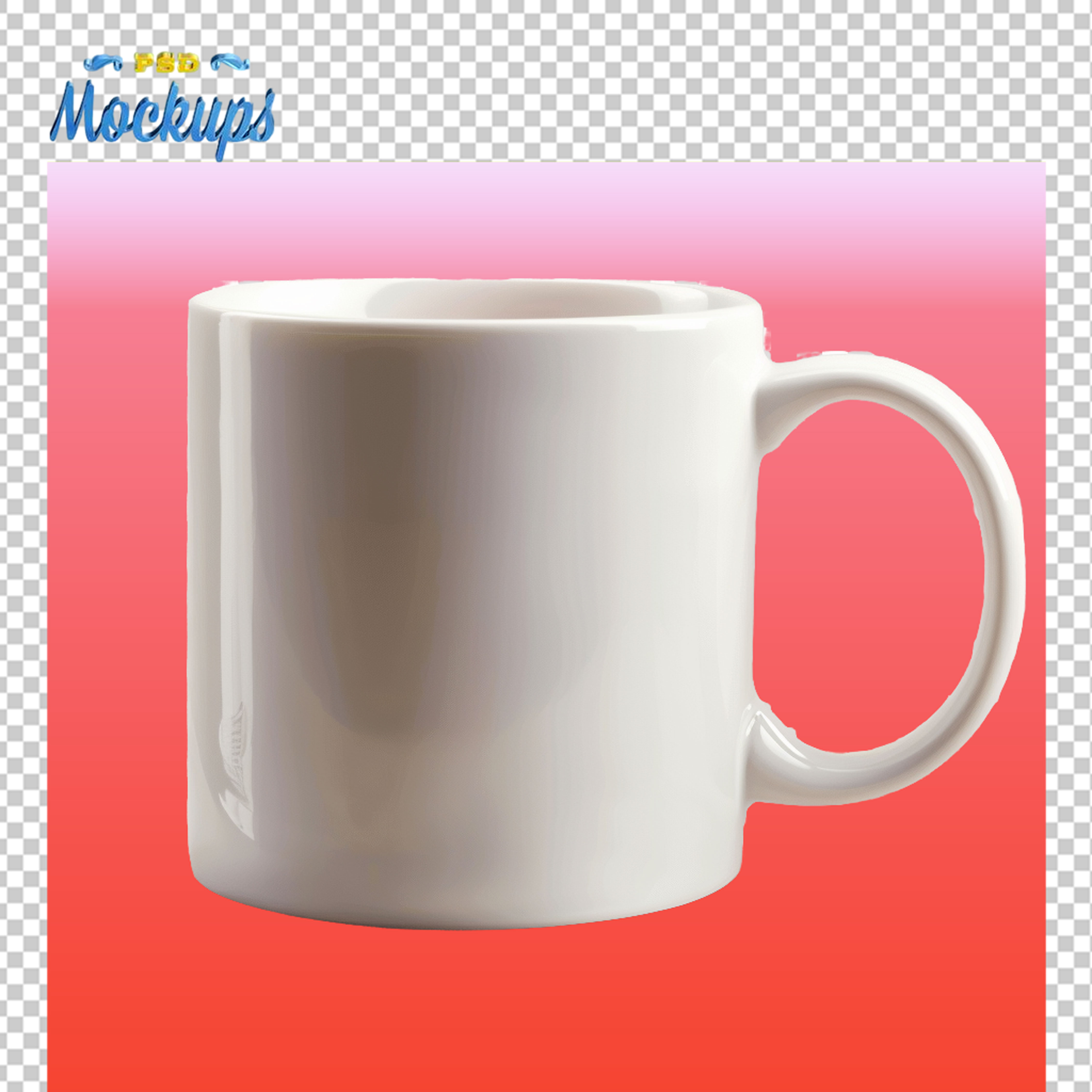 Mockup de Caneca PSD Editável