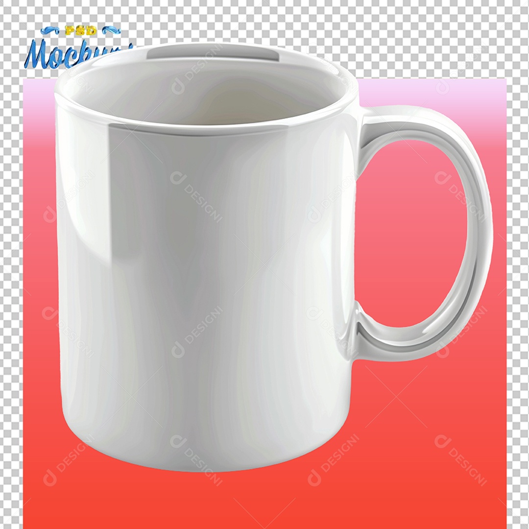Mockup de Caneca PSD Editável