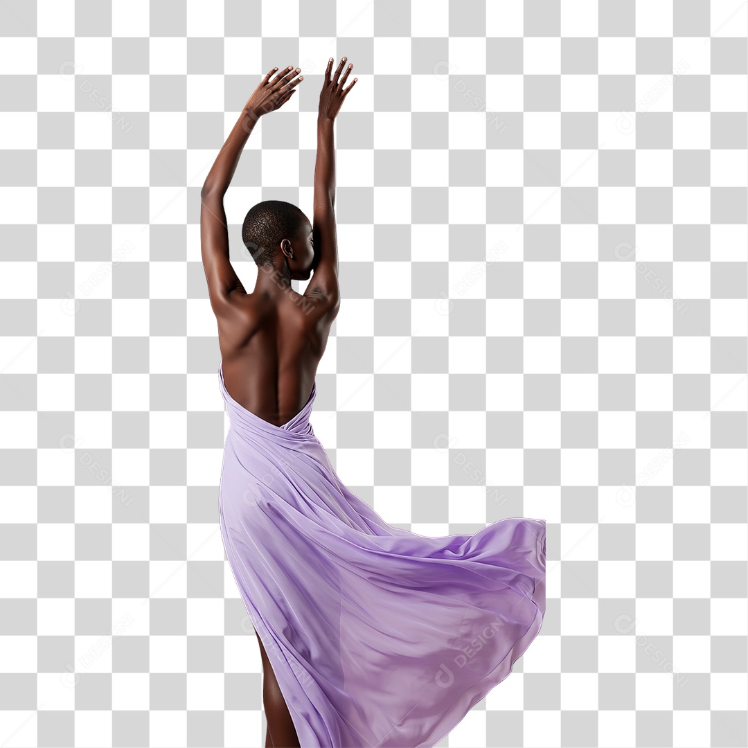 Mulheres Março Lilás PNG Transparente