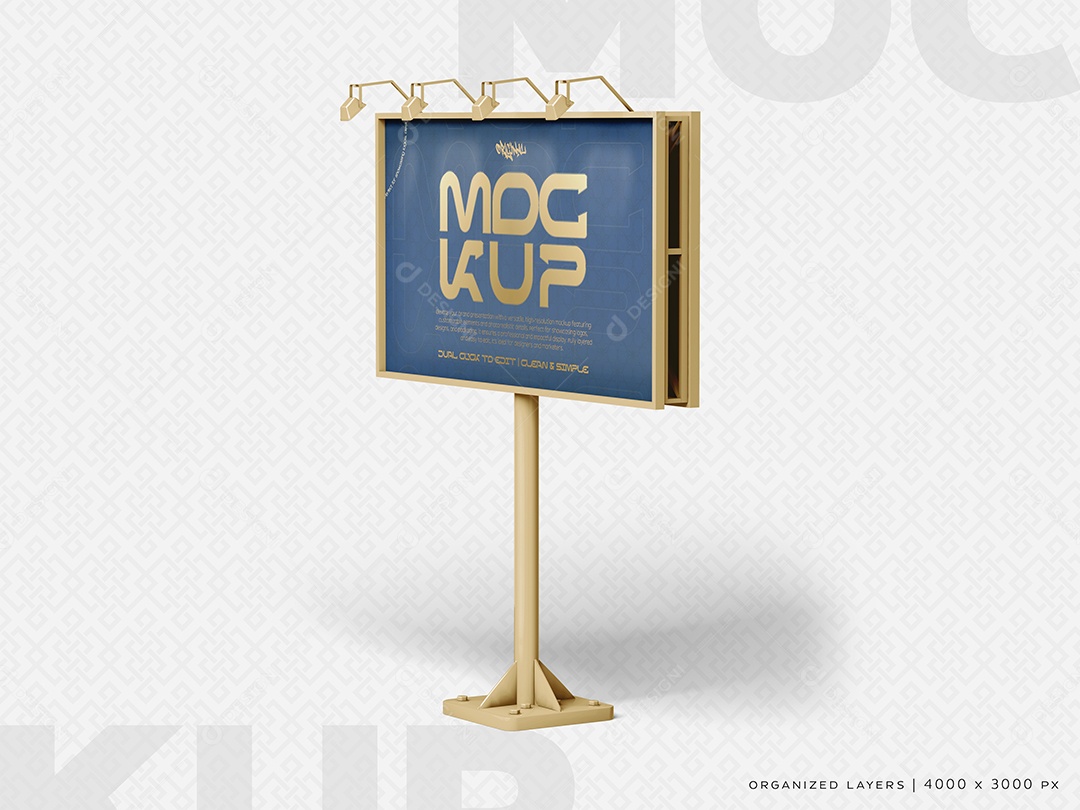 Mockup Anúncio Outdoor PSD Editável