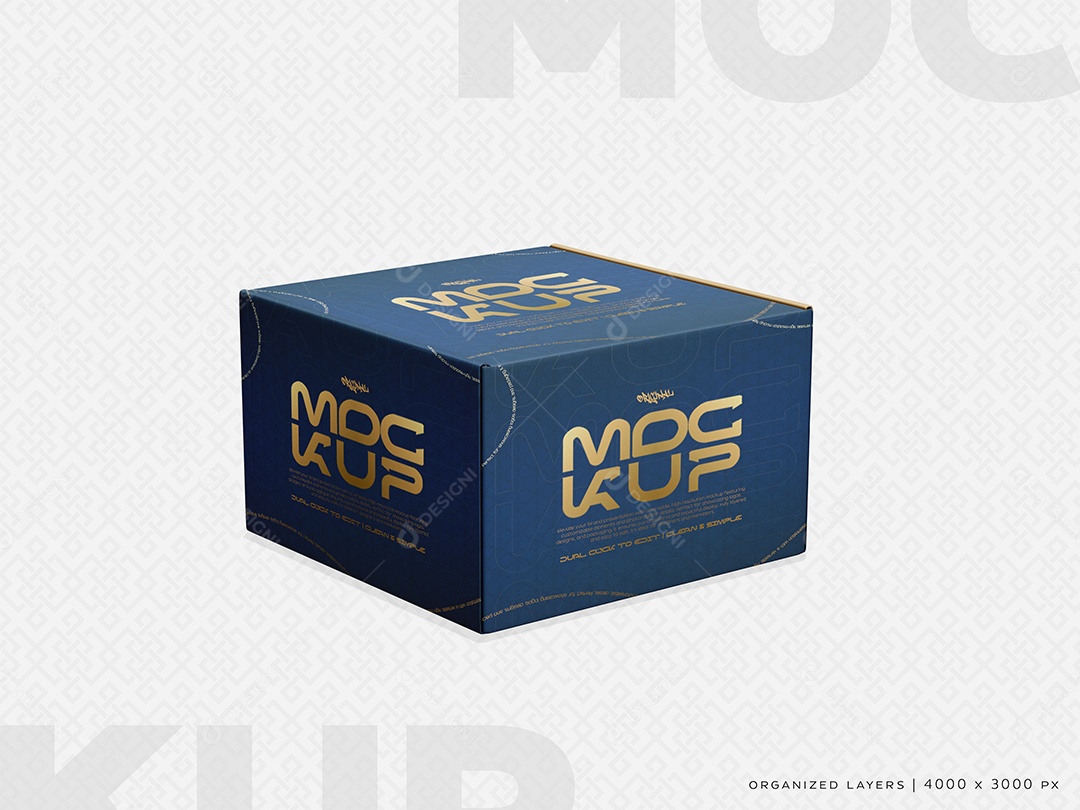 Mockup de Caixa PSD Editável
