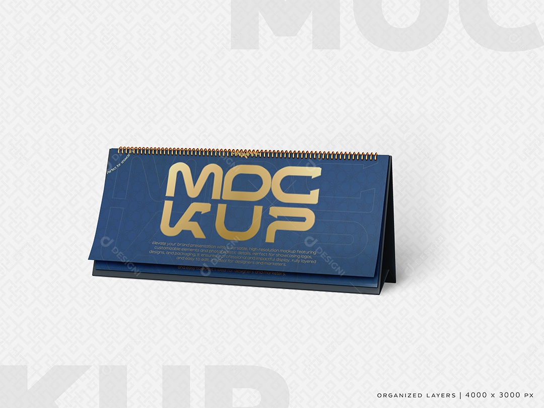 Mockup de Calendário PSD Editável