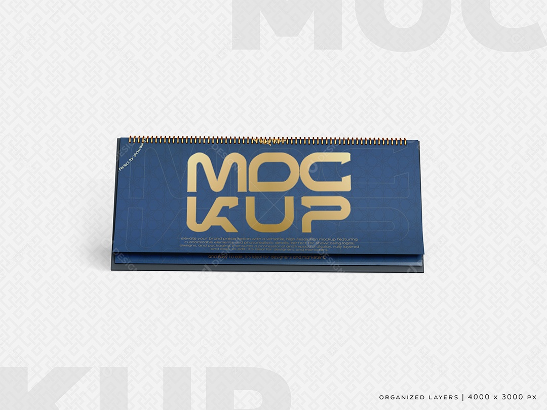 Mockup de Calendário PSD Editável