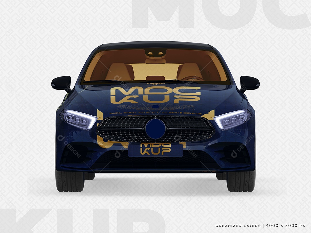 Mockup de Carro PSD Editável
