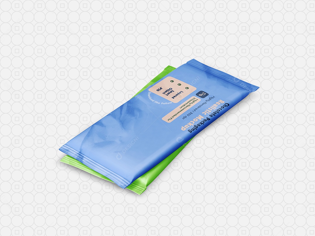 Mockup de Barra de Chocolate PSD Editável