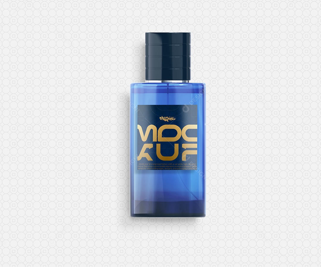 Mockup de Frasco de Perfume PSD Editável