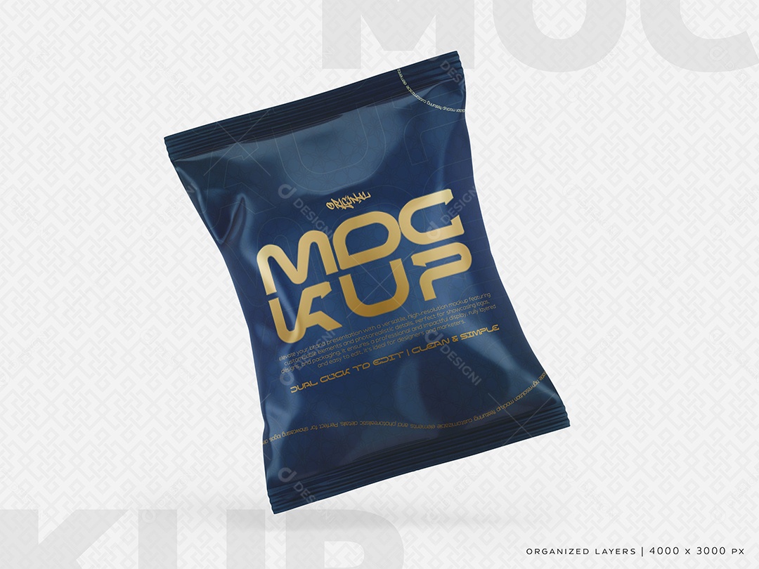 Mockup Embalagem De Lanche PSD Editável