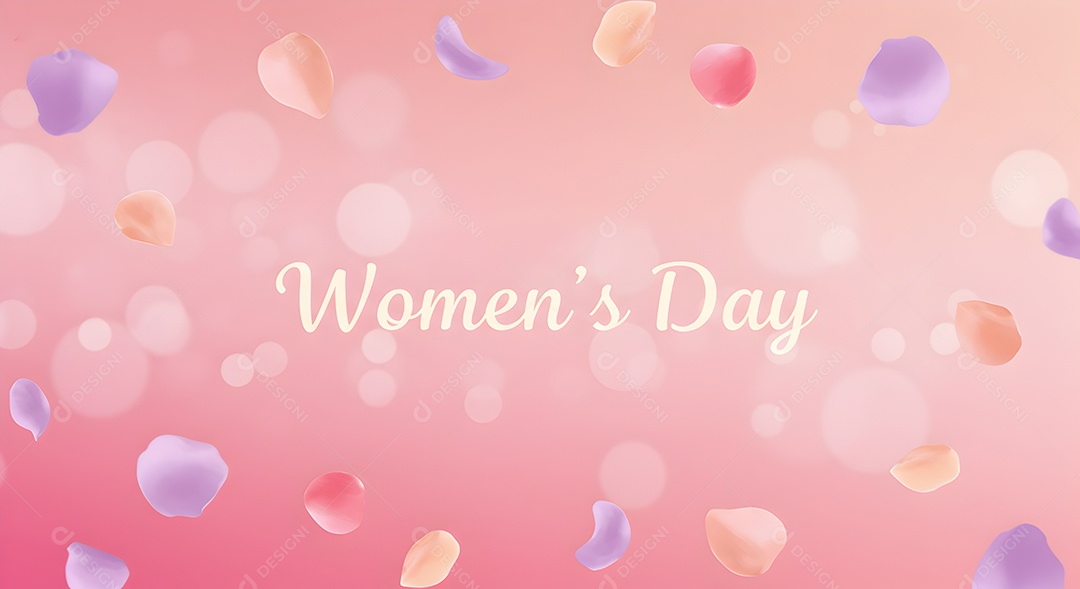 8 de março dia Internacional da Mulher celebrando a força e a beleza das mulheres