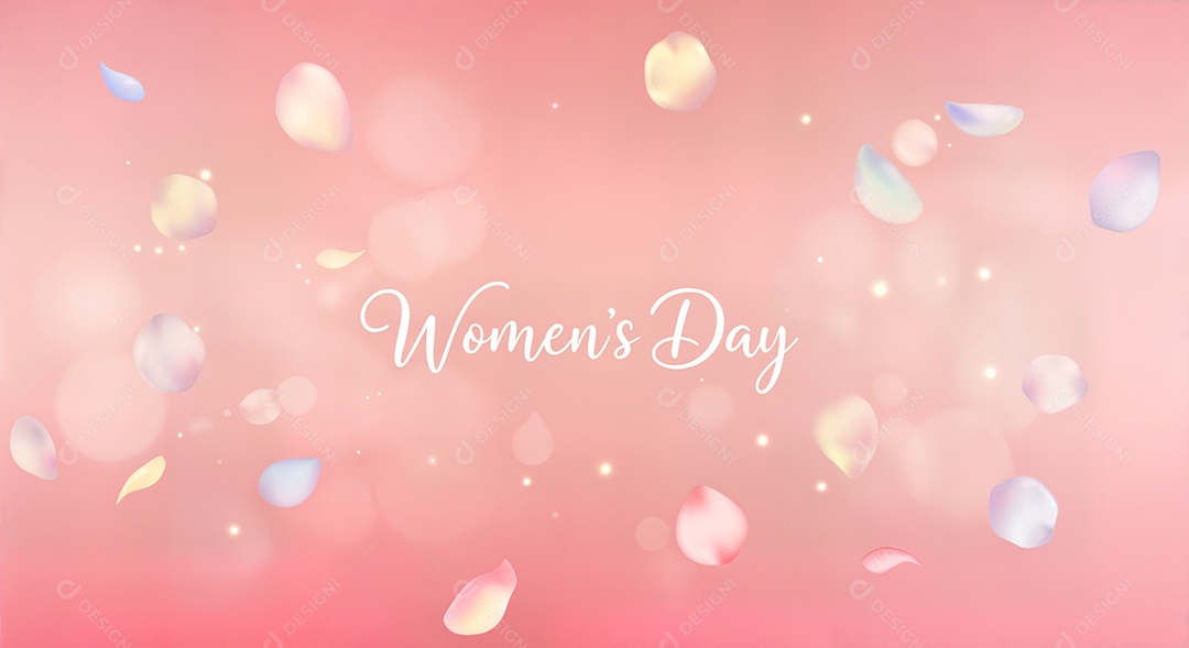 8 de março dia Internacional da Mulher celebrando a força e a beleza das mulheres