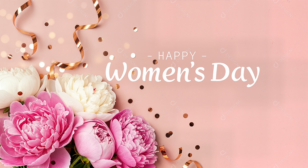 8 de março dia Internacional da Mulher celebrando a força e a beleza das mulheres