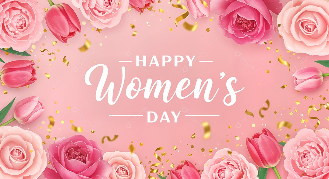 8 de março dia internacional da Mulher celebrando a força e a beleza das mulheres