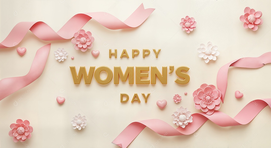 8 de março dia Internacional da Mulher celebrando a força e a beleza das mulheres