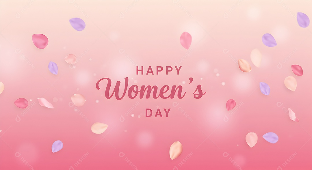 8 de março dia Internacional da Mulher celebrando a força e a beleza das mulheres