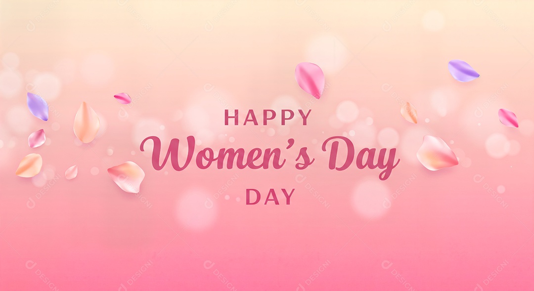 8 de março dia Internacional da Mulher celebrando a força e a beleza das mulheres