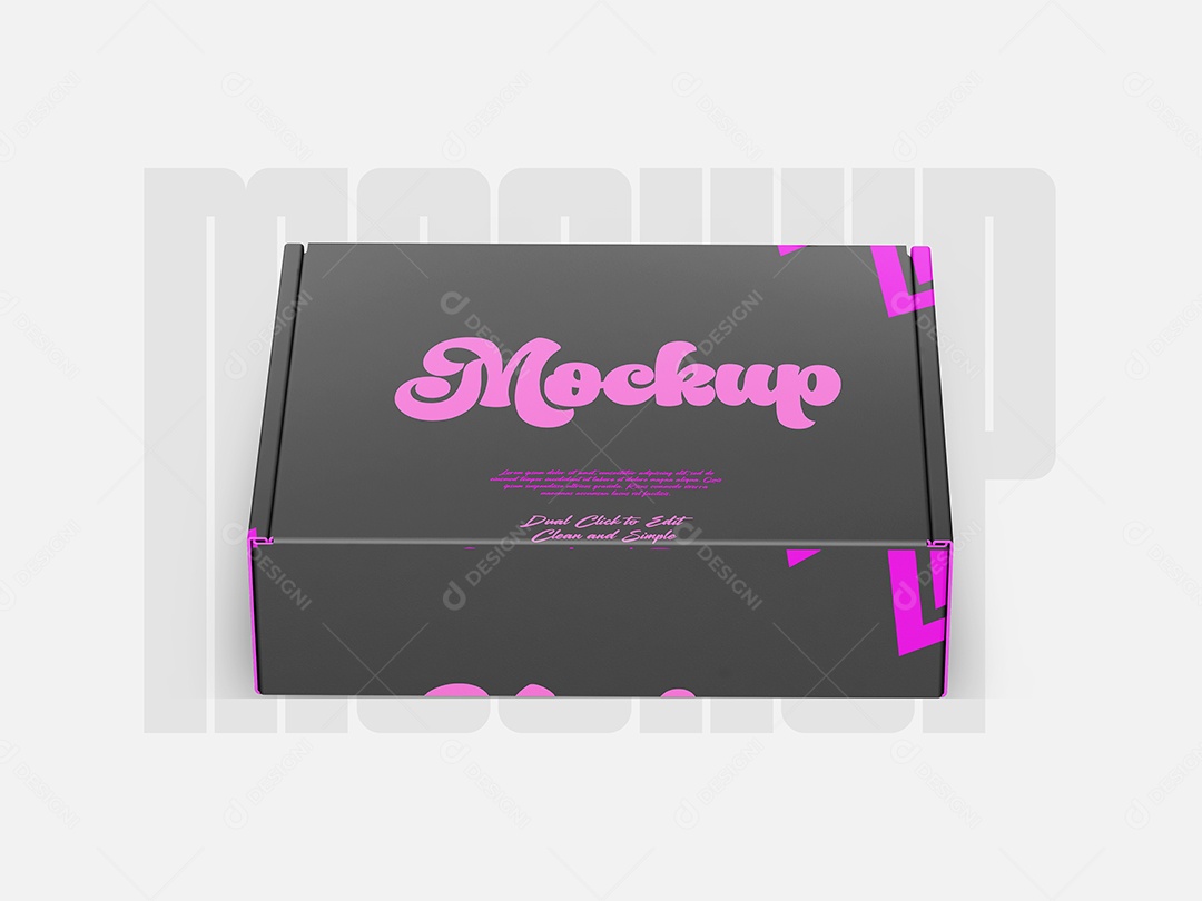 Mockup de Caixa PSD Editável