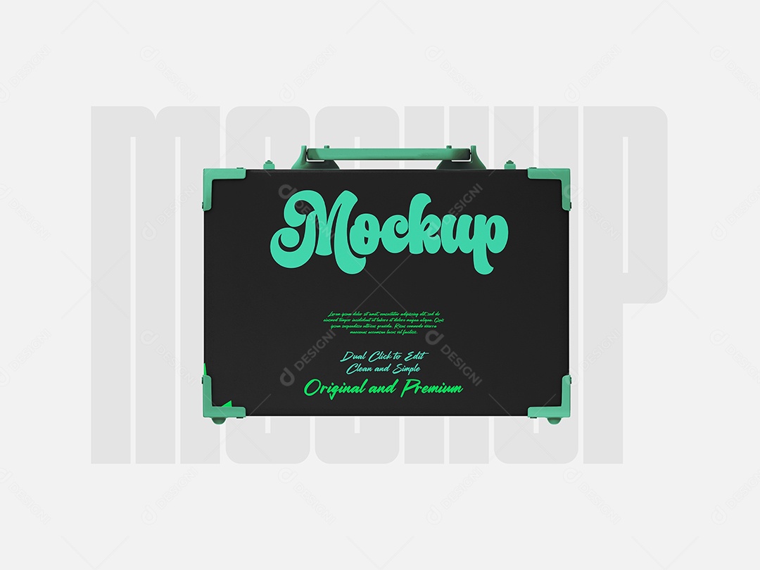 Mockup Mala de Dinhero PSD Editável