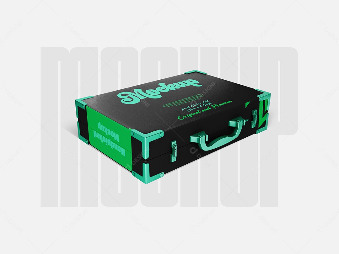 Mockup Mala de Dinhero PSD Editável