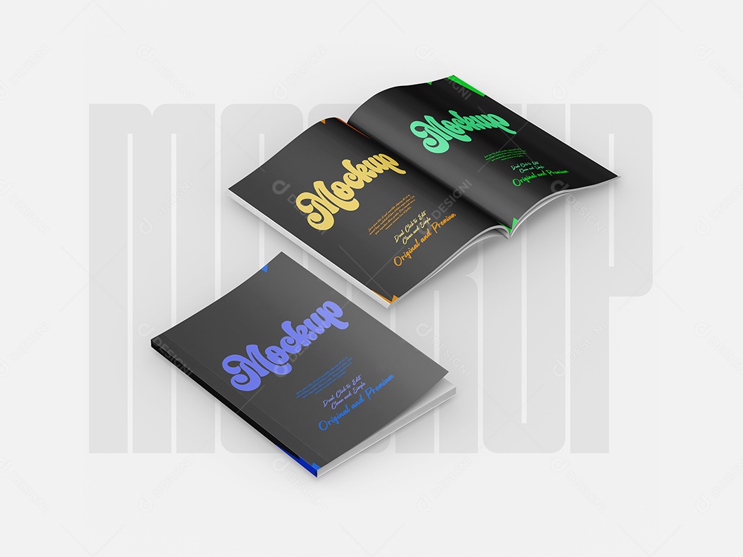 Mockup de Revistas PSD Editável