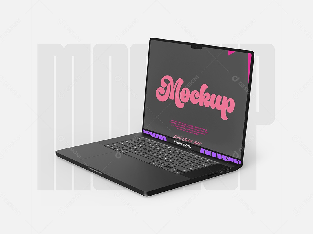 Mockup de Notebook PSD Editável