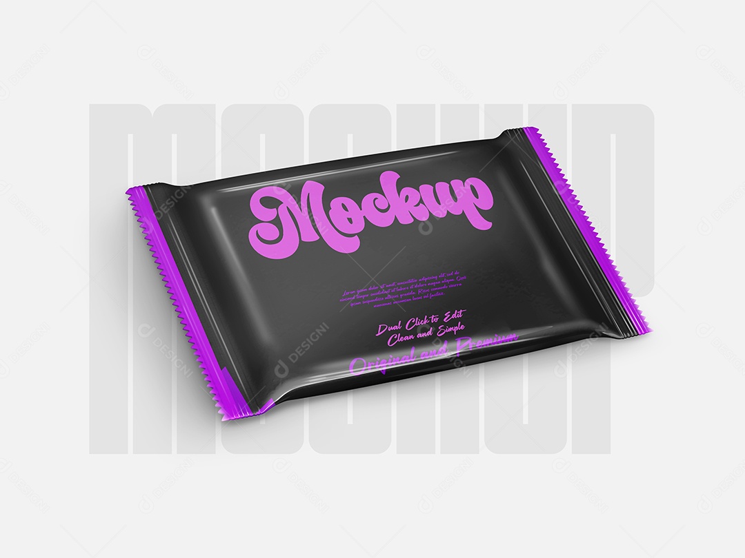 Mockup Embalagem de Doce PSD Editável