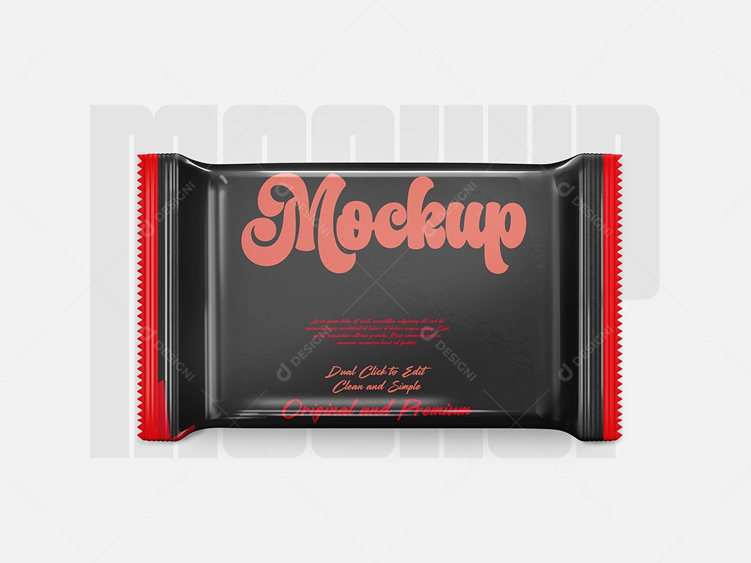 Mockup Embalagem de Doce PSD Editável