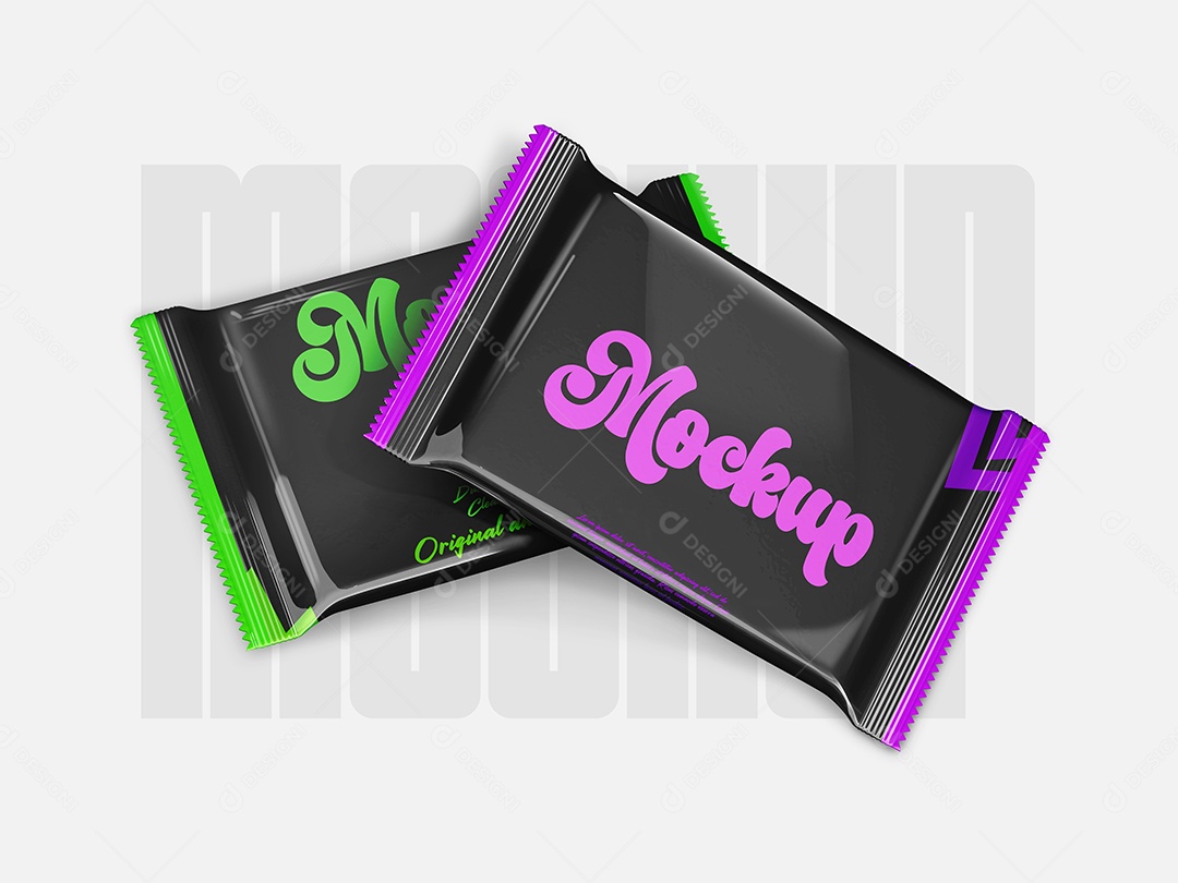 Mockup Embalagens de Doce PSD Editável