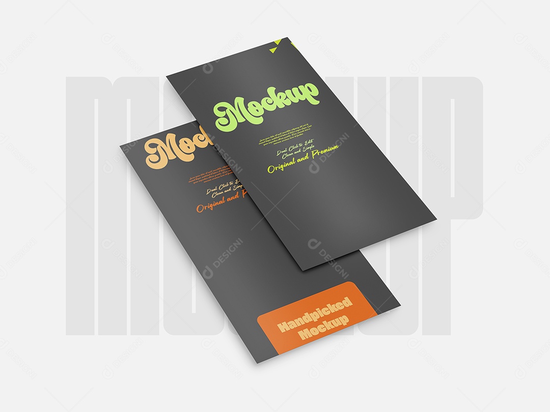 Mockup de Panfletos de Diculgação PSD Editável