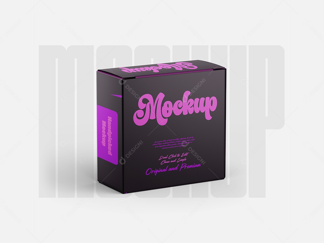 Mockup de Caixa PSD Editável