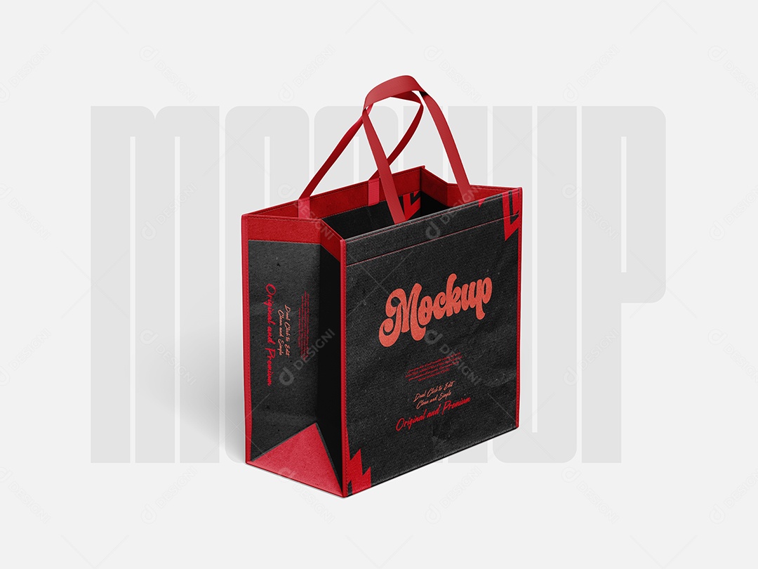 Mockup de Sacola de Compras PSD Editável