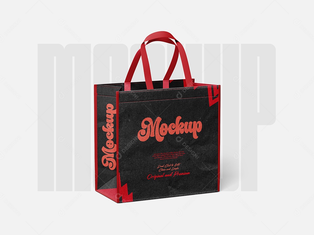 Mockup de Sacola de Compras PSD Editável