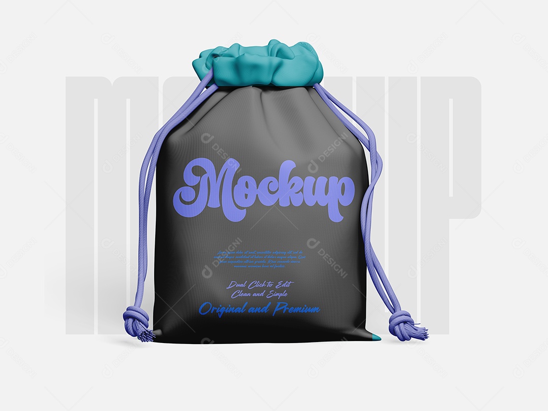 Mockup Bolsa de Costas PSD Editável
