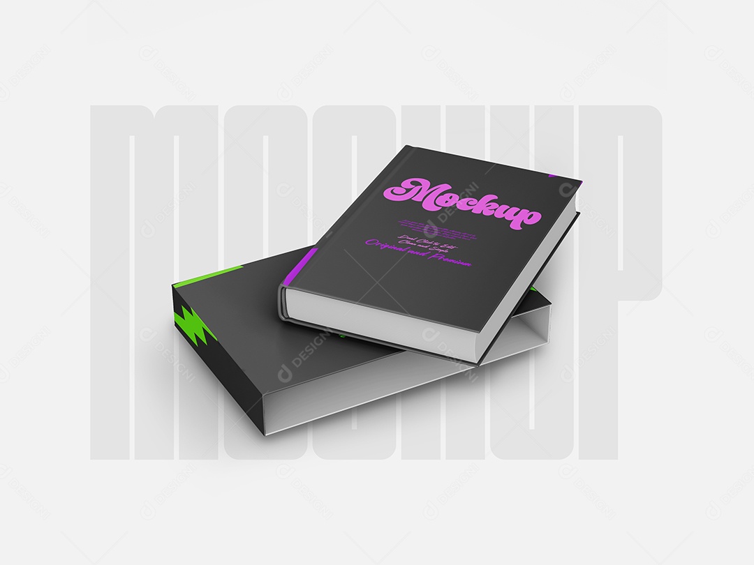 Mockup de Dois Livros PSD Editável