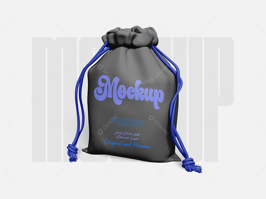 Mockup Bolsa de Costas PSD Editável