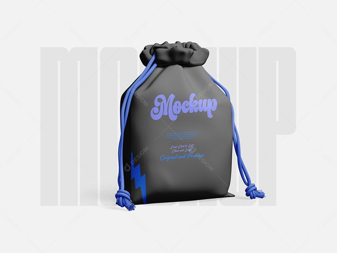 Mockup Bolsa de Costas PSD Editável