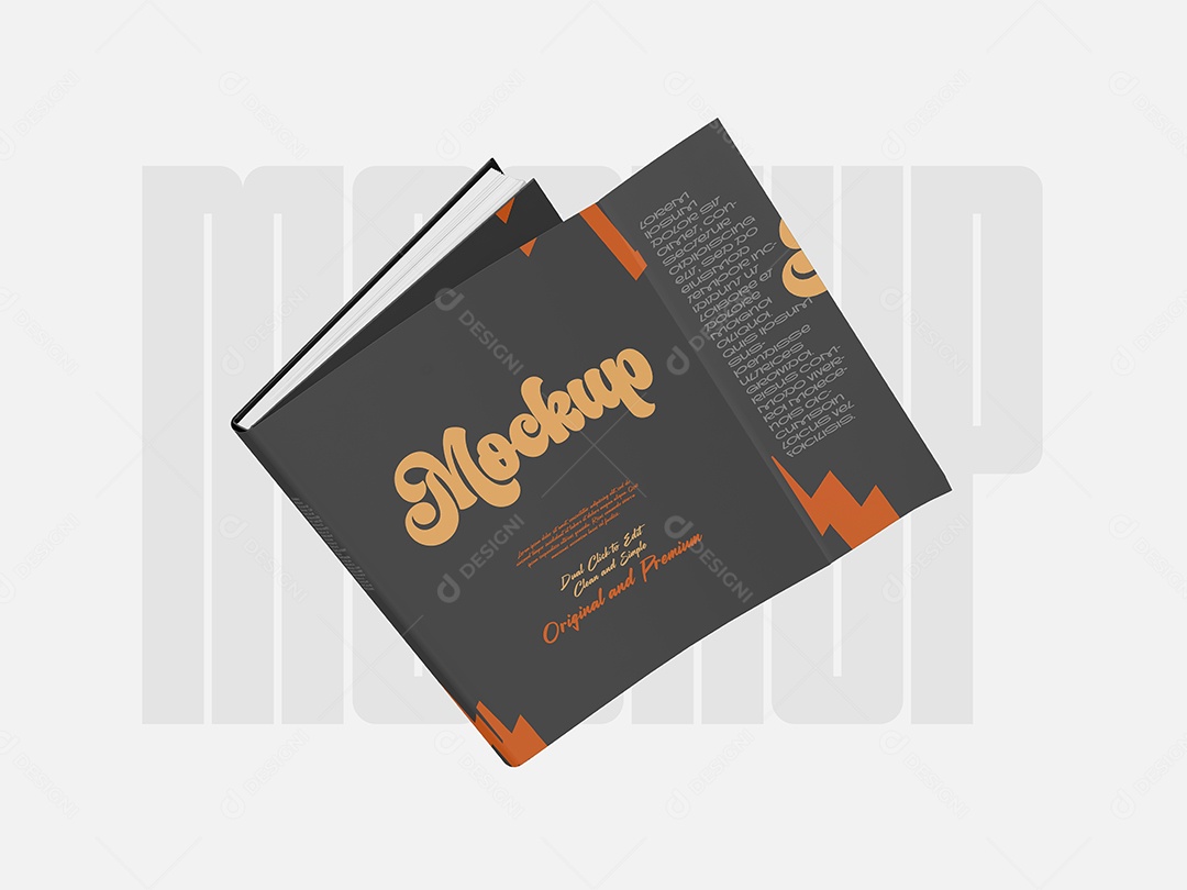 Mockup de Livro Aberto PSD Editável