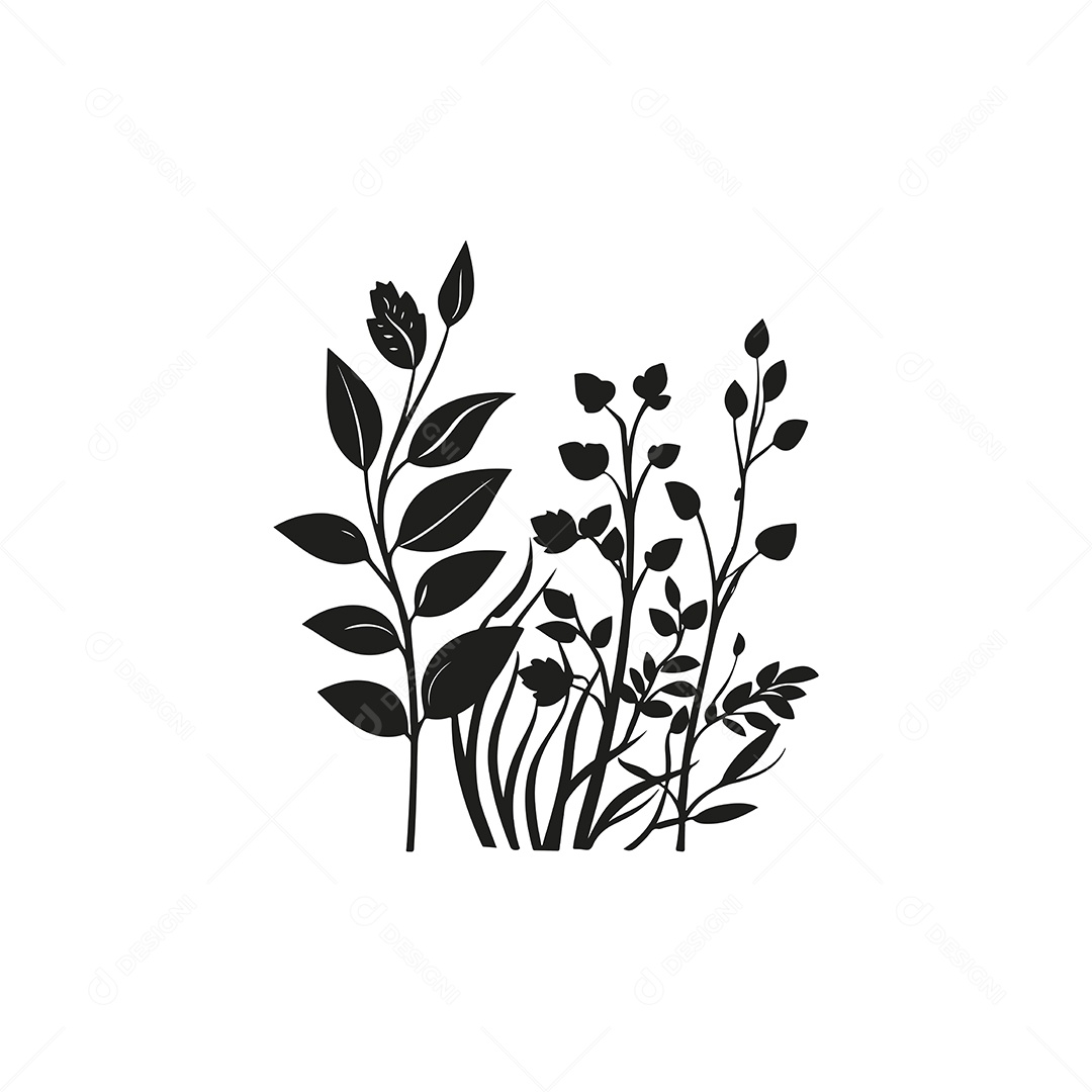 Ícone de Plantas Ilustração Vetor EPS