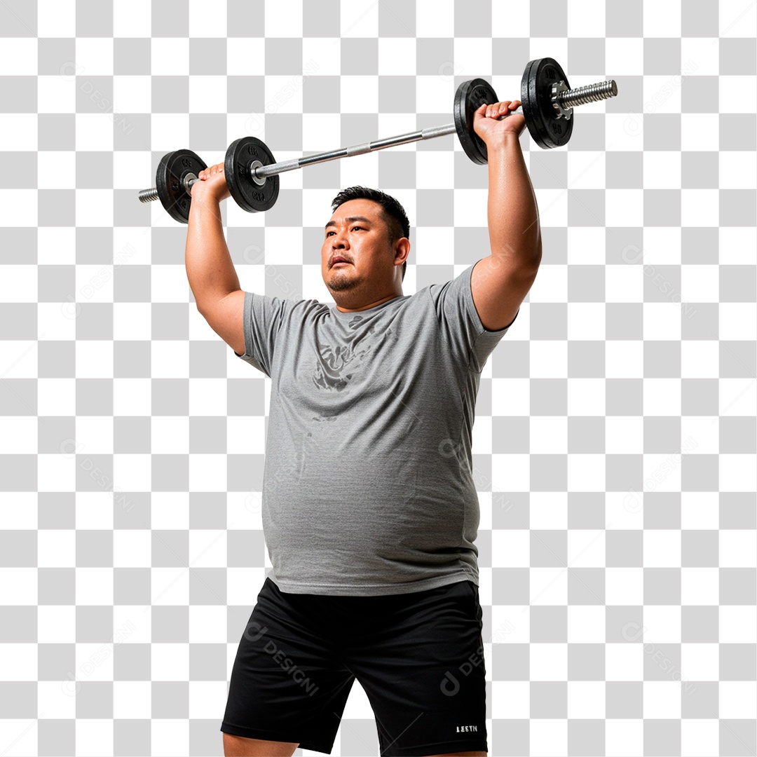 Homem Treinando PNG Transparente