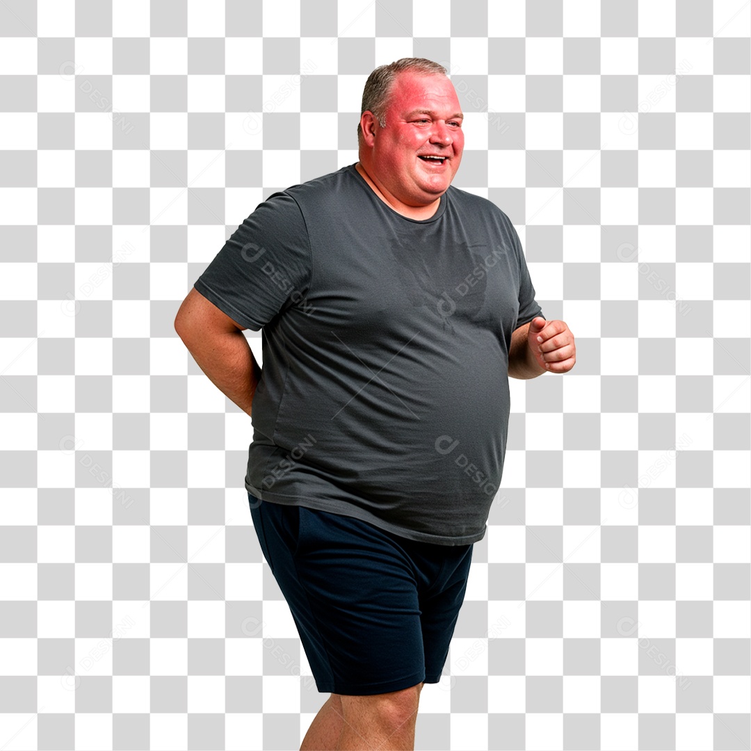 Homem Treinando PNG Transparente